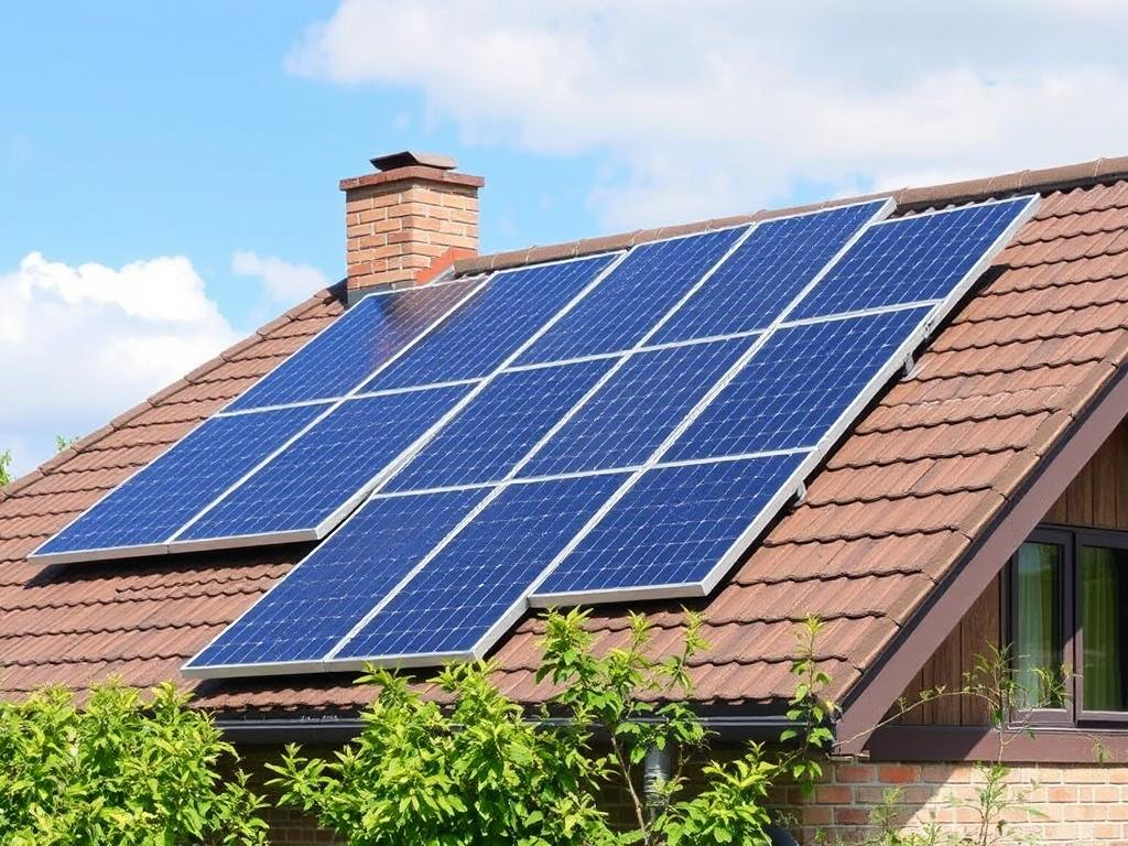 Solar Panels on Roof